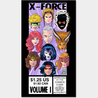 X-Force Comic Corner Box Posters and Art